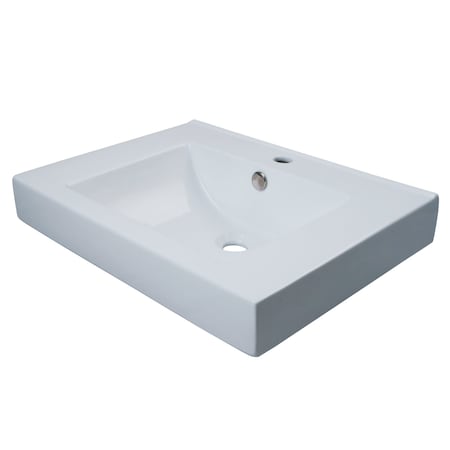 Fauceture Mission Vessel Sink, White EV9620